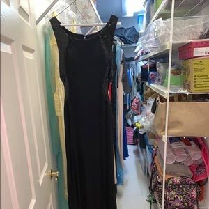 Black evening gown size 15